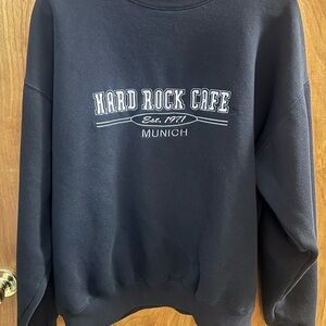 Hard Rock Cafe Munich Black Crewneck Sweater